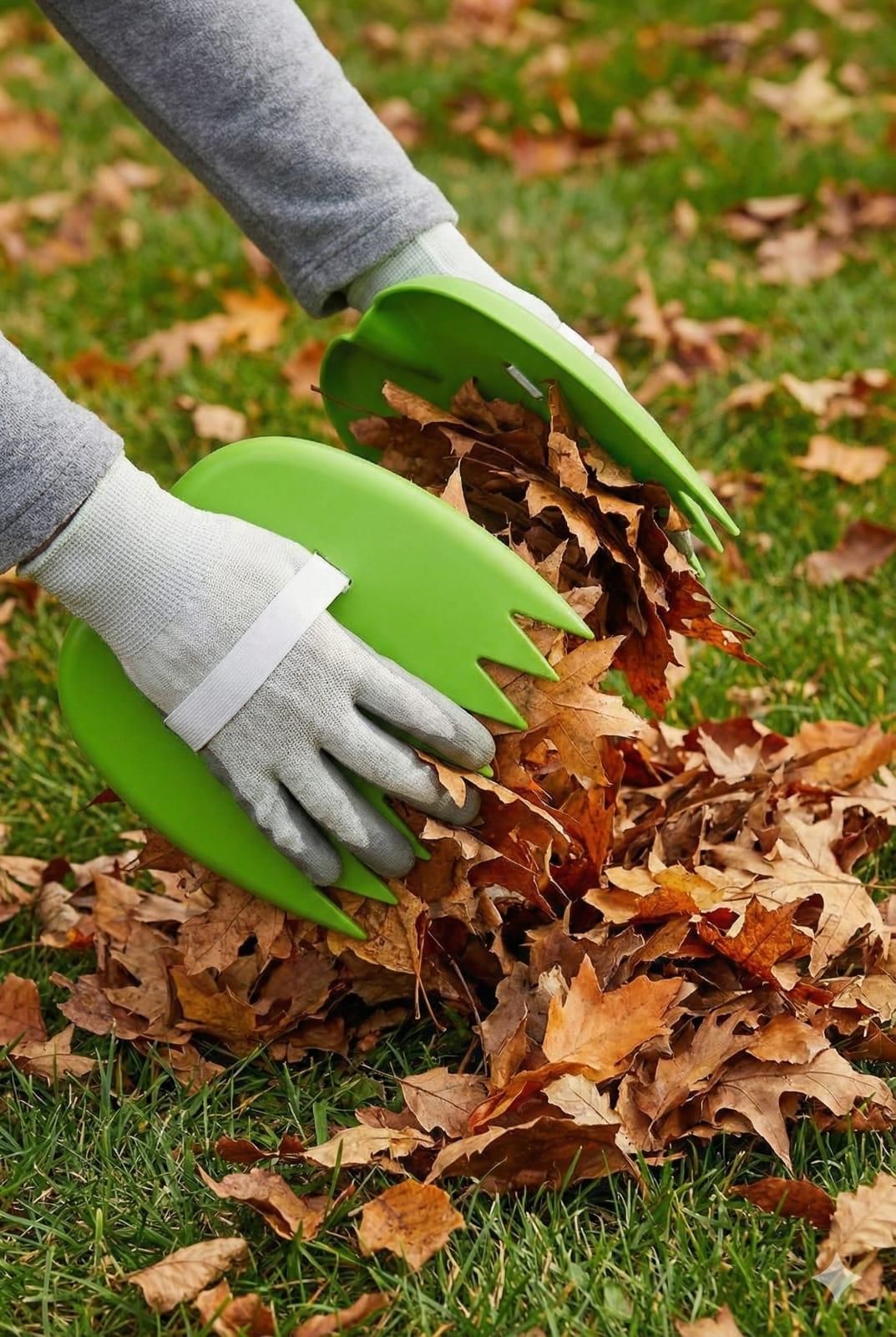 Leaf Scoops Hand Rakes (Pack of 2) – Easy Garden & Yard Cleaning Tool