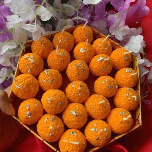 “Festive Mithai Candle Set – Pack of 4 (Gift Edition)”