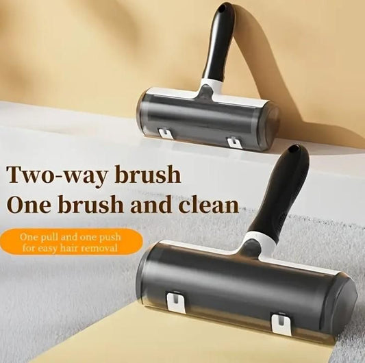 Pet Hair Remover Lint Roller with Storage – Reusable Fur & Lint Cleaner